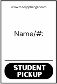 Student Pickup Sign (3)